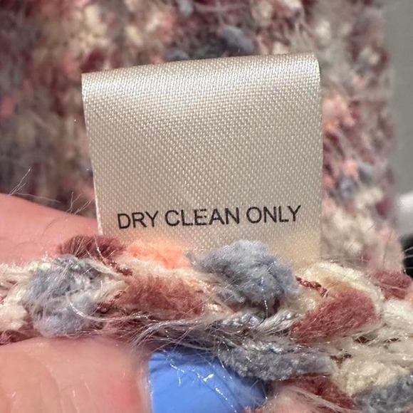 Lovestitch Colorful Speckled Knit Cardigan Sweater Size Medium/Large Hooded - Picture 7 of 7